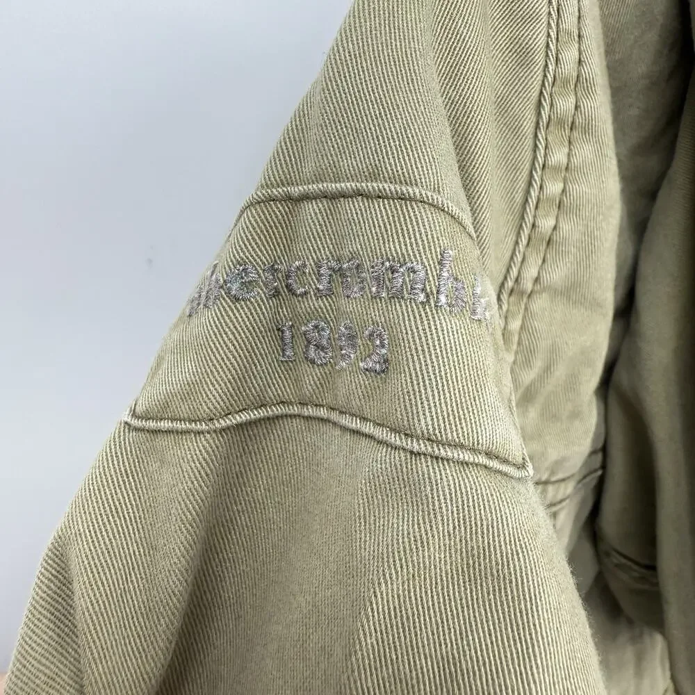 Abercrombie Utility Jacket Girls XL Women XS Olive Green Bella Swan Twilight